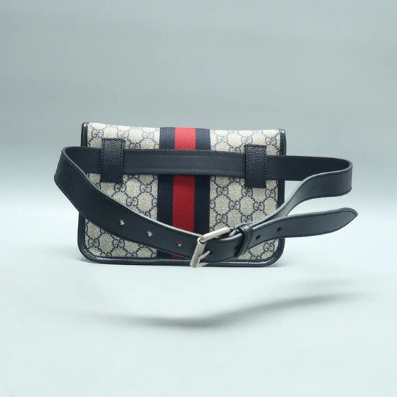 GUCCI Ophidia Navy Canvas Shoulder Bag 1026-123124 - Picture 2 of 12